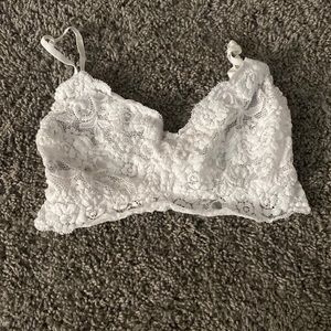 White bralette
